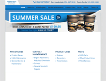 Tablet Screenshot of marinedieselspecialists.com